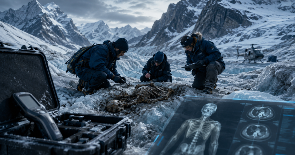 Paisagem dos Alpes, região onde a múmia de Ötzi foi encontrada